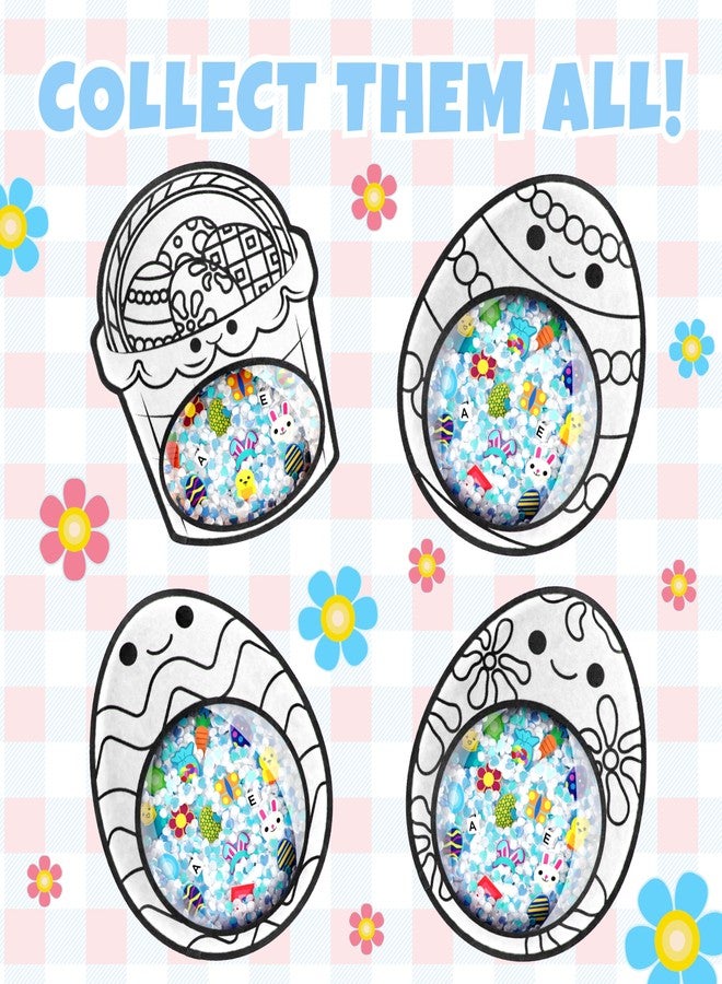 فانجو حقيبة فانجو بيزيبو القابلة للتلوين لعيد الفصح - لعبة البحث عن الأشياء المخفية - لعبة مطابقة حسية للأطفال من عمر سنتين فما فوق | تتضمن 6 أقلام تلوين غير سامة (بيضة واحدة، سلة واحدة) - Image 4